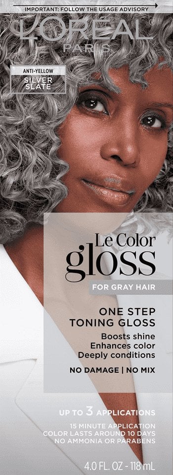 LOreal Haircolor Le Color Gloss Silver Slate 071249654125 Primary